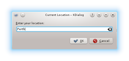 KDialog window that pops up when I use the keyboard shortcut