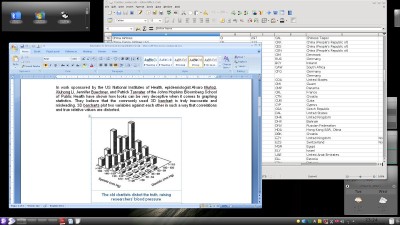 Microsoft Word and LibreOffice Calc