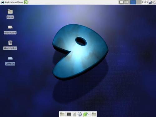Xfce Desktop on my Gateway Solo 9300 laptop running Gentoo Stable x86