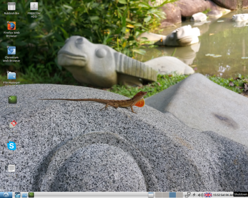 LXDE Desktop on my family's Acer Aspire XC600 tower running Lubuntu 17.10 amd64