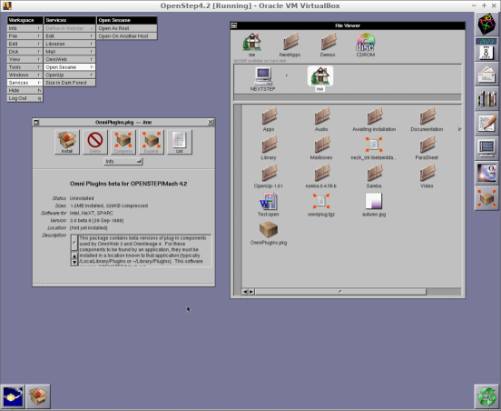 Installing a package in OPENSTEP 4.2.